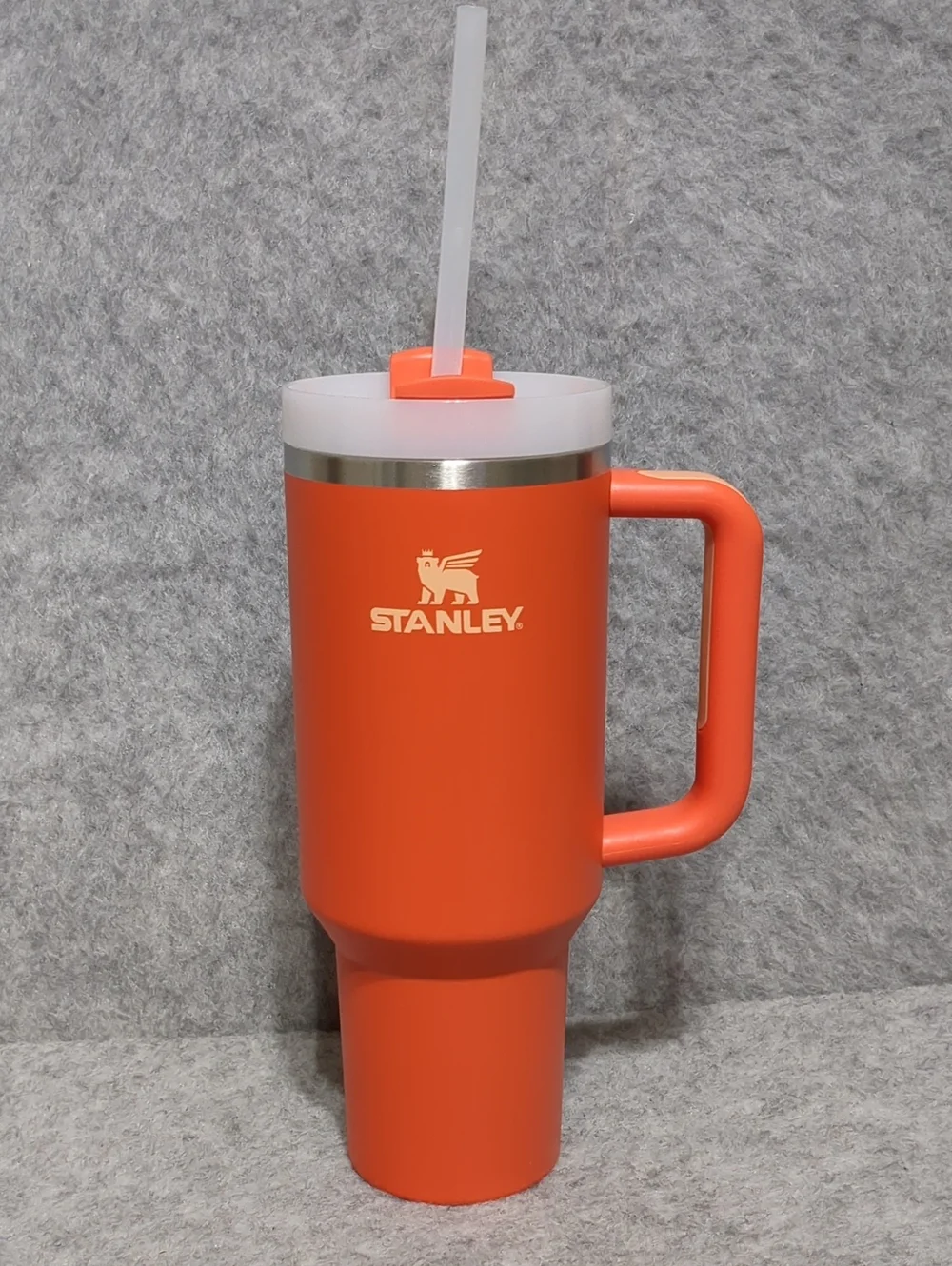 Stanley 40oz Flow State Tumbler in Tigerlilly Orange Quencher H2.0
